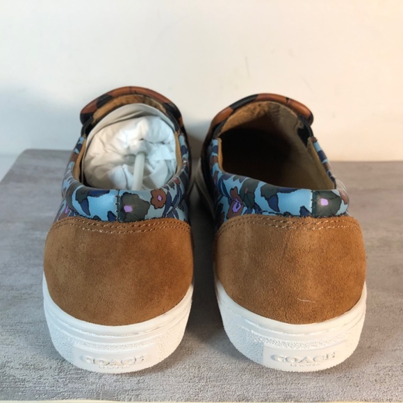 New ! Coach Wildebeest Nappa Slip on Sneakers/loafers leather sz 7 b - Picture 9 of 16